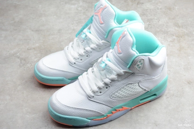 1st Kicks Shoes Jordan GS Aqua Air 5 Light 440892-100 0724